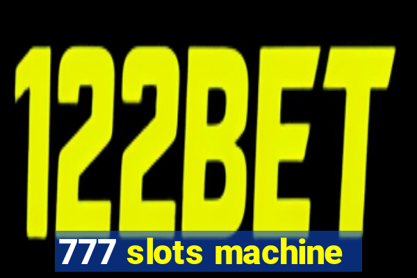 777 slots machine