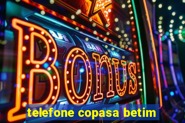 telefone copasa betim