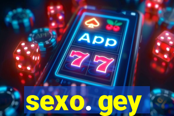 sexo. gey