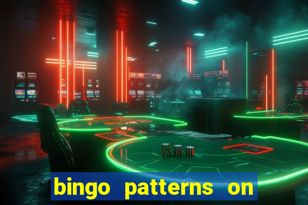 bingo patterns on slot machines