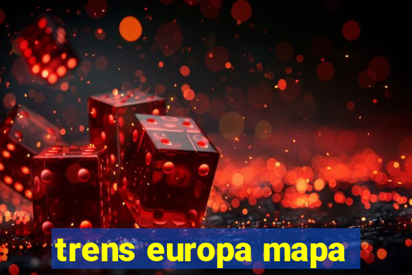 trens europa mapa