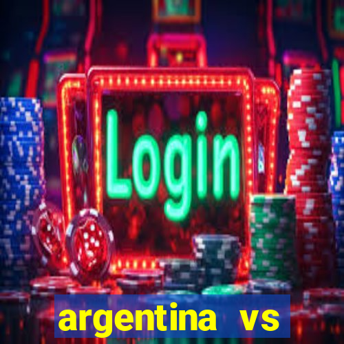 argentina vs colombia ao vivo