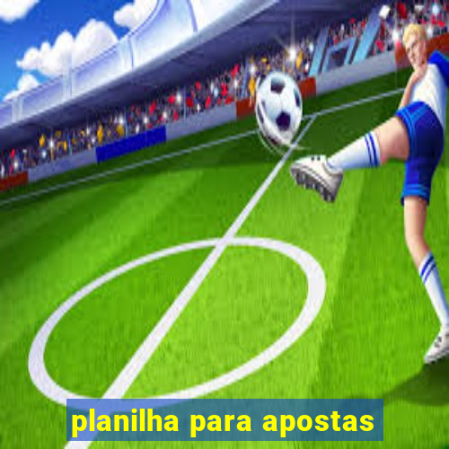 planilha para apostas