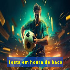 festa em honra de baco