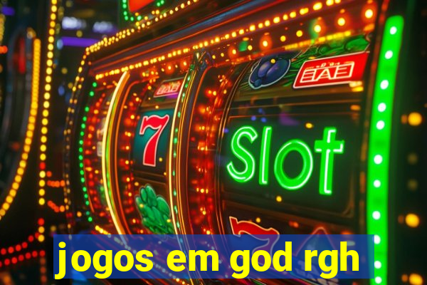 jogos em god rgh