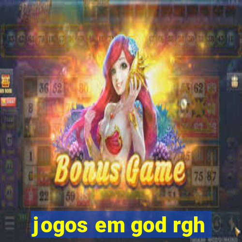 jogos em god rgh