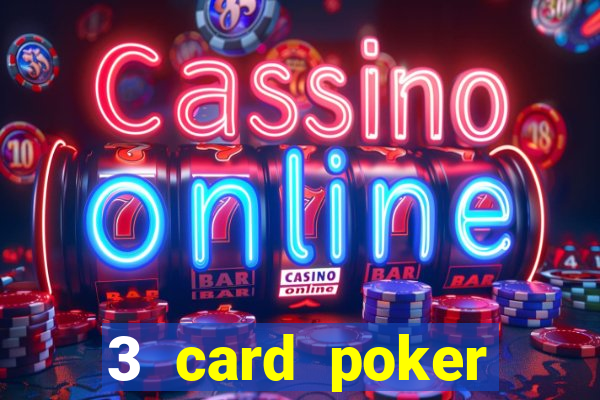 3 card poker casino odds