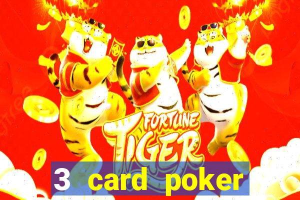 3 card poker casino odds