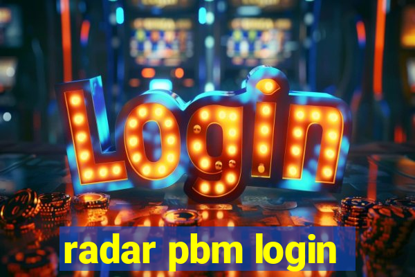 radar pbm login