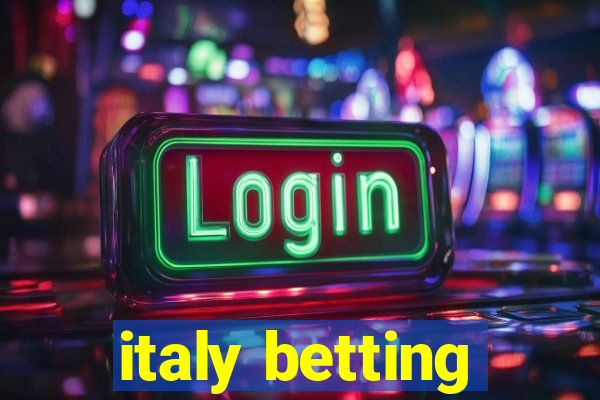 italy betting