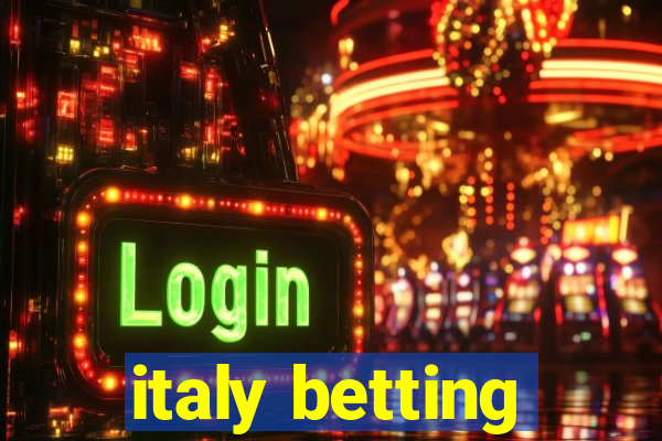 italy betting