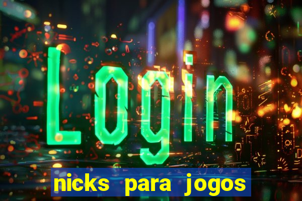 nicks para jogos de tiro