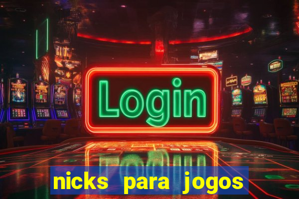 nicks para jogos de tiro