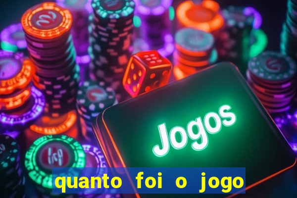 quanto foi o jogo do fluminense