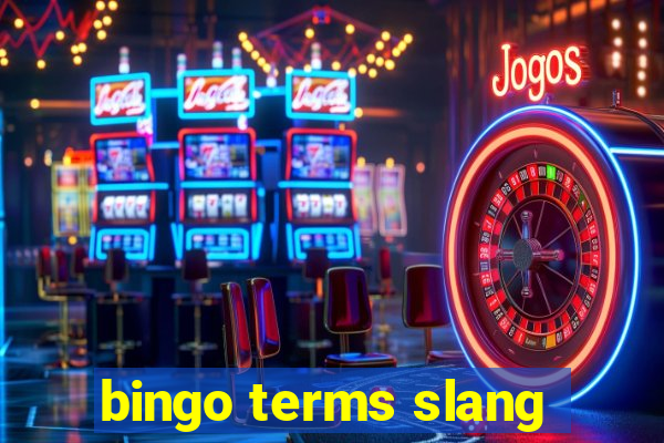 bingo terms slang