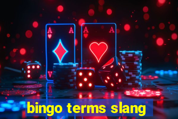 bingo terms slang