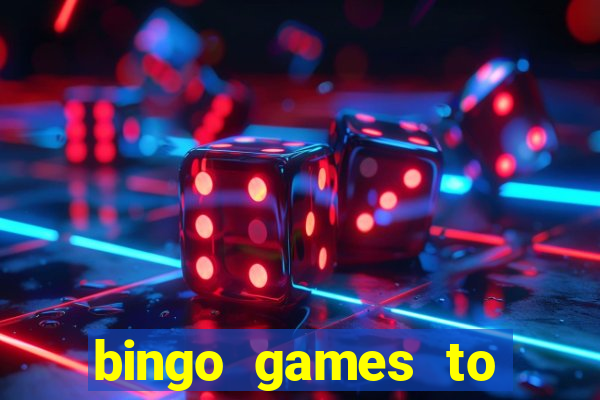 bingo games to play for free