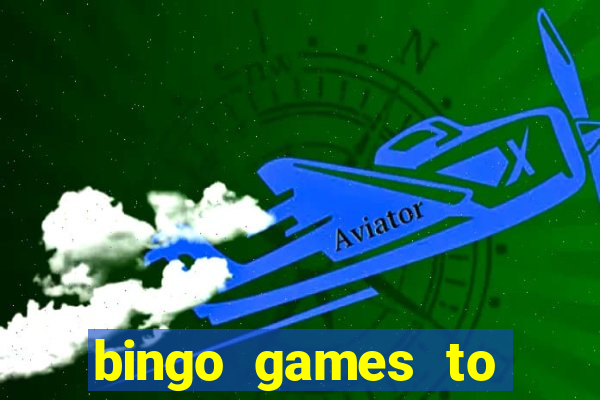 bingo games to play for free