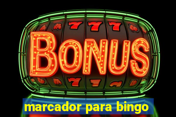 marcador para bingo