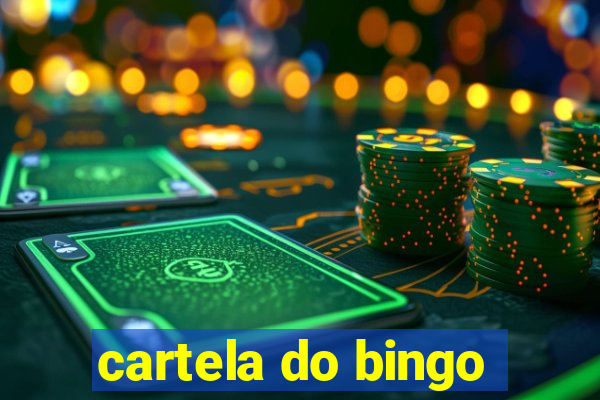 cartela do bingo