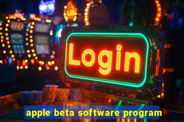 apple beta software program