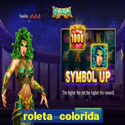 roleta colorida para imprimir