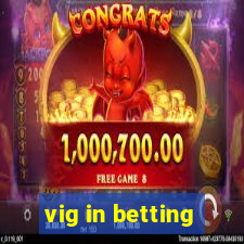 vig in betting