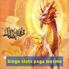 bingo slots paga mesmo