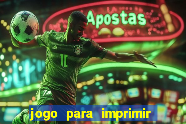 jogo para imprimir e montar