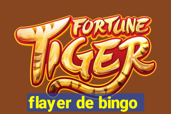 flayer de bingo