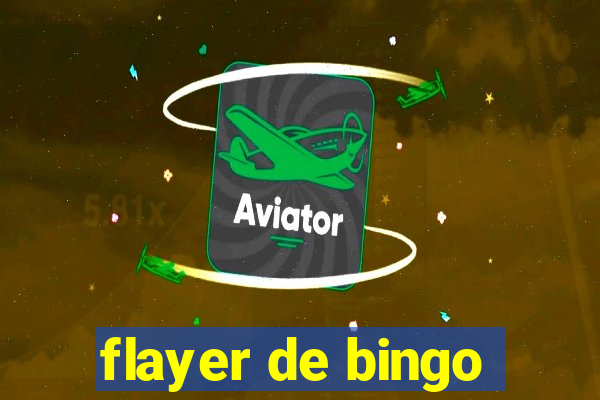 flayer de bingo