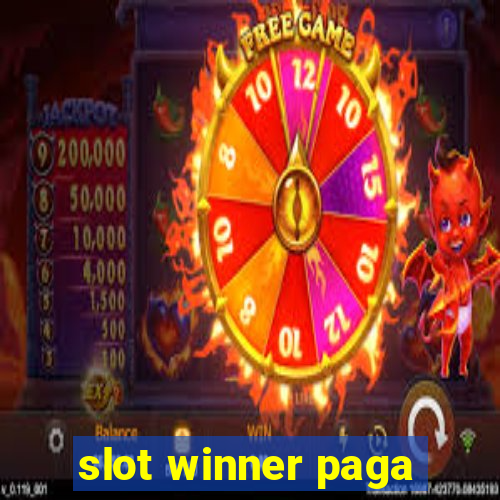 slot winner paga