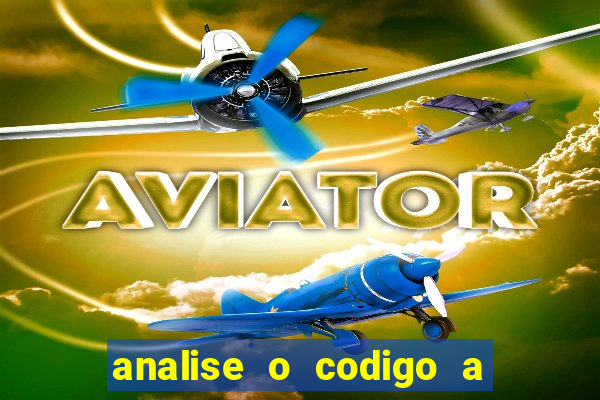 analise o codigo a seguir 1 import javax.swing.joptionpane