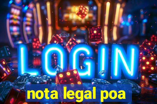 nota legal poa