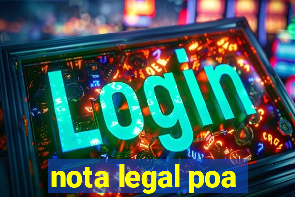 nota legal poa