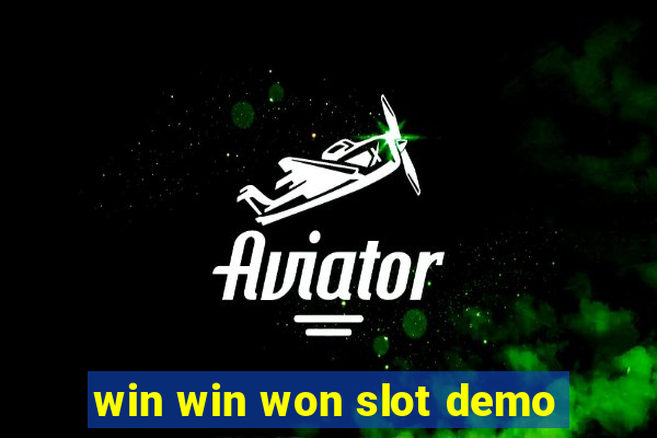 win win won slot demo