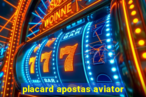 placard apostas aviator