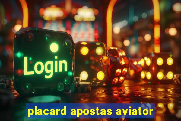 placard apostas aviator