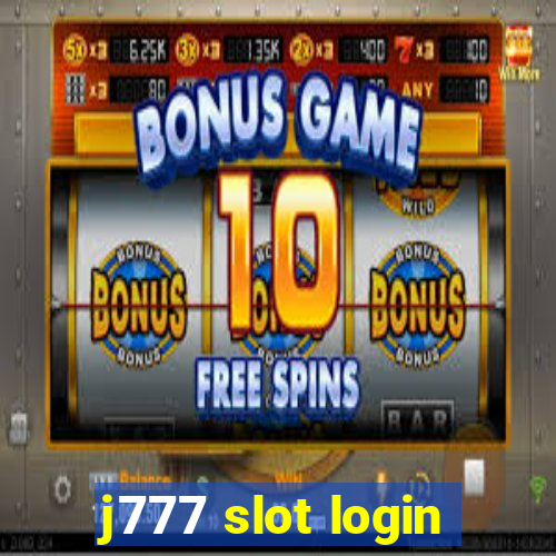 j777 slot login