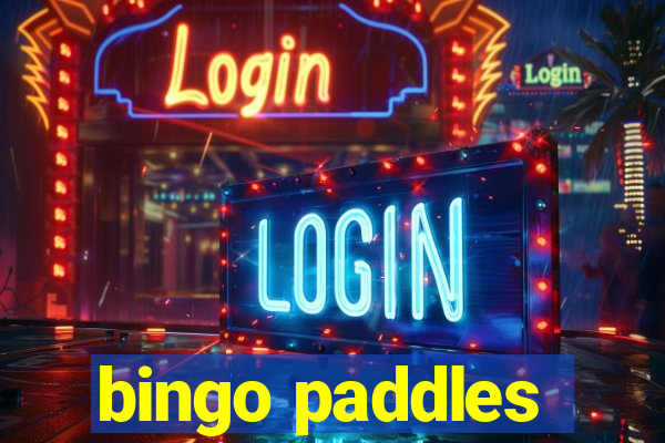 bingo paddles