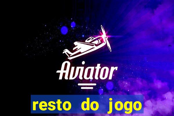 resto do jogo placar atual