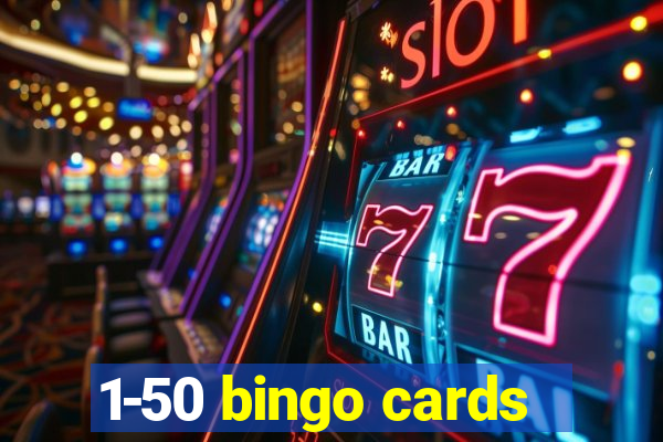 1-50 bingo cards