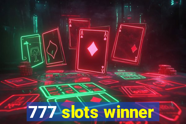 777 slots winner