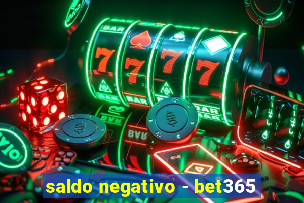 saldo negativo - bet365