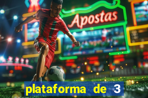 plataforma de 3 reais slots