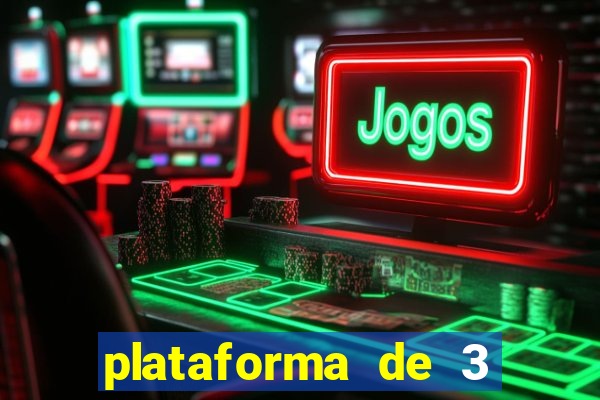 plataforma de 3 reais slots