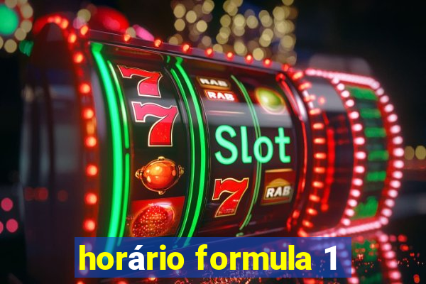 horário formula 1