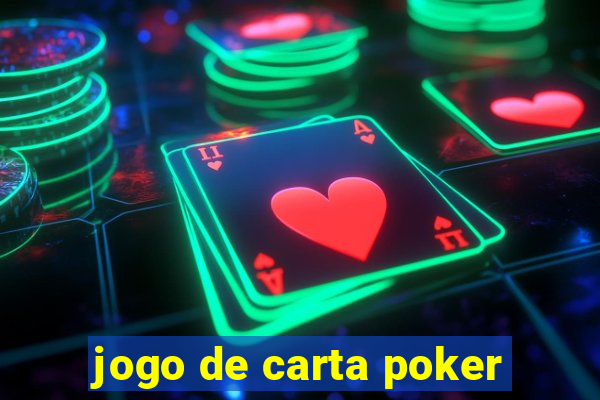 jogo de carta poker