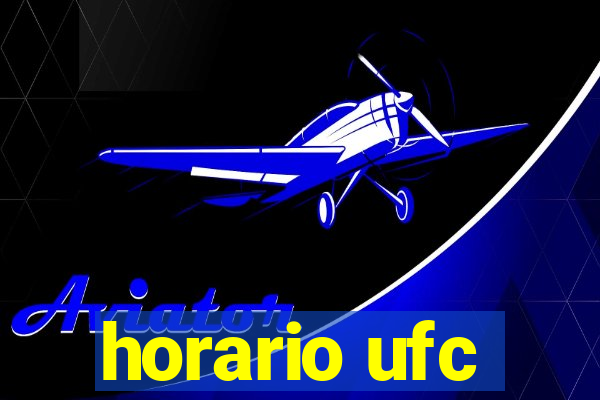 horario ufc