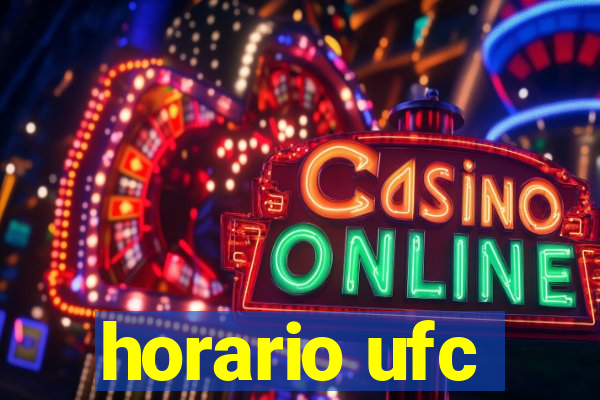 horario ufc